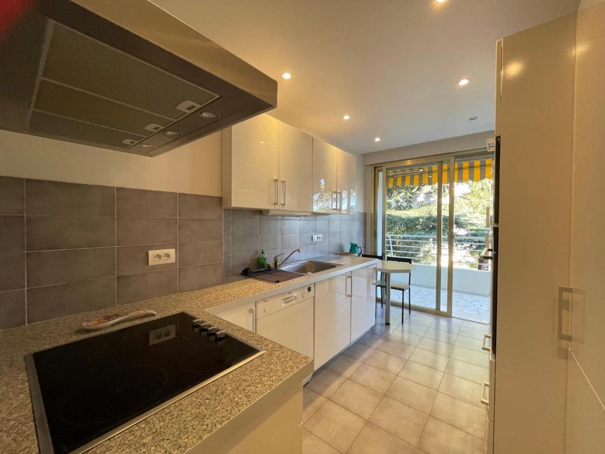 C012-Appartement Confortable Avec Piscine, Tennis Et Grand Parc Канны Экстерьер фото
