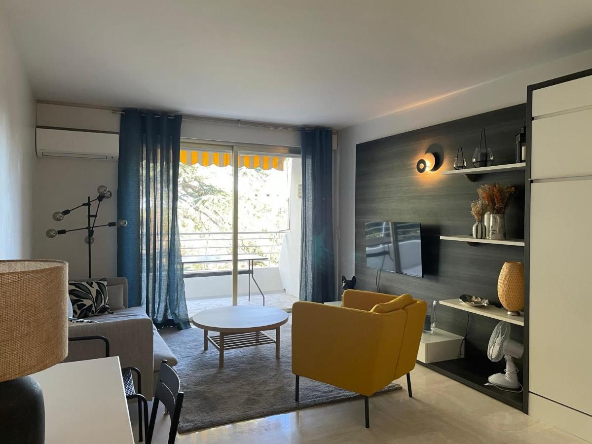C012-Appartement Confortable Avec Piscine, Tennis Et Grand Parc Канны Экстерьер фото